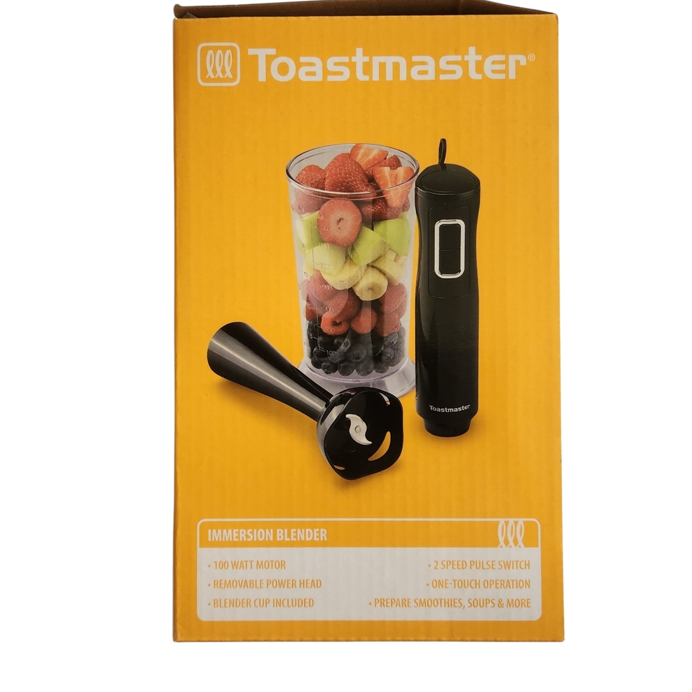 New,Toastmaster Black Immersion Blender